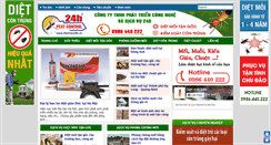 Desktop Screenshot of dietmoi24h.vn